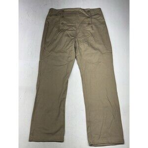 HISTORICAL EMPORIUM Khaki Pants 36x30 Old West Frontier Bib Front Steampunk